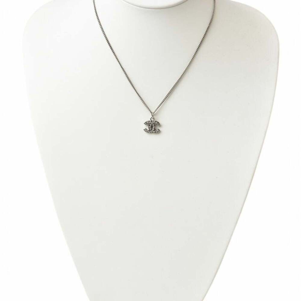 CHANEL White Logo Necklace - Picture 7 of 7